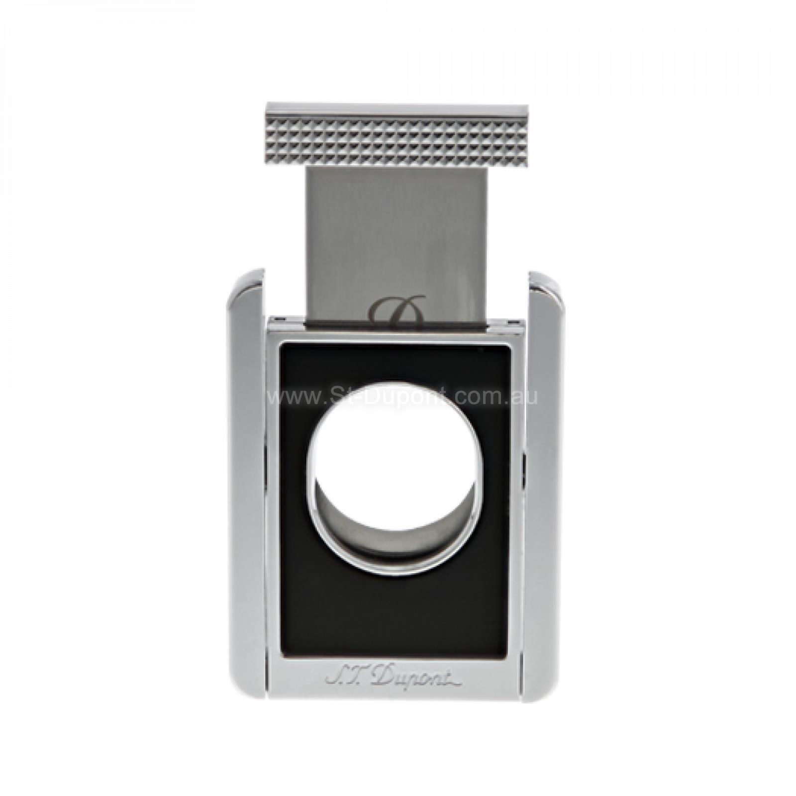 S.T. Dupont New Zealand. CIGAR CUTTER STAND BLACK CHROME